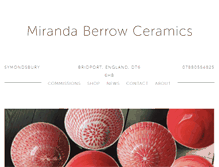 Tablet Screenshot of mirandaberrow.com